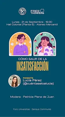Charla de FreeThinkers con Lucía Pérez