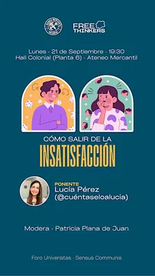 Charla de FreeThinkers con Lucía Pérez