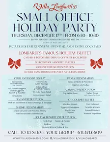 Villa Lombardi's Small Office Holiday Party
