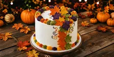 Beginner Cake Decorating Foundations w/Extreme Piping & Fondant Leaves-Fall