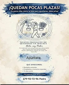 Nuevo proyecto de quedada en Málaga