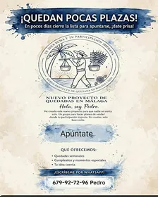 Nuevo proyecto de quedada en Málaga