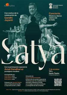 SATYA EL CONCIERTO DE MUSICA Y DANZA CLÁSICA DE LA INDIA