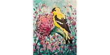 Goldfinch and Thistles - Paint and Sip in Houston | Classpop!™