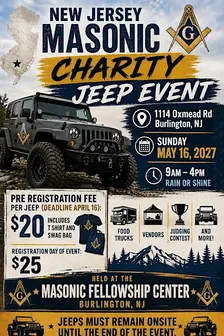 New Jersey Masonic Charity Jeep Event