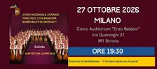 Concerto di beneficenza "L'UCRAINA CANTA CON IL CUORE"