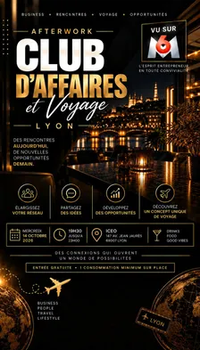 AFTERWORK CLUB D'AFFAIRES & VOYAGE - LYON