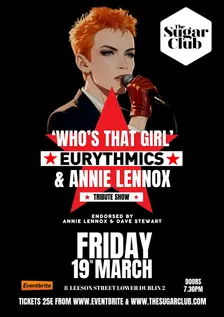 Who's That Girl'- Eurythmics & Annie Lennox Experience - Live in Dublin
