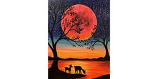 Deer in the Moonlight - Paint and Sip in Phoenix | Classpop!™