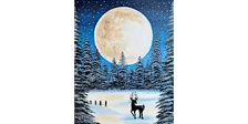 Winter Moon Glow - Paint and Sip in Cincinnati | Classpop!™