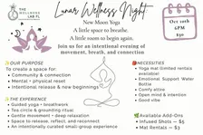 Lunar Wellness Night: New Moon Yoga