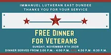 FREE Dinner for Veterans 2026