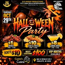 Halloween Party at Cuzzo’s Cuisine