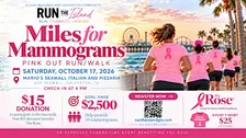 Miles for Mammograms Pink Out Run/Walk – $15 Donation