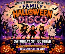 Family Halloween Disco - Free entry at the door!