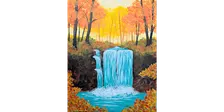Amber Forest Falls - Paint and Sip in Chicago | Classpop!™