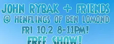 John Rybak + Friends @ Henflings Tavern