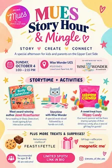 MUES Story Hour & Mingle at Wise Wonder UES