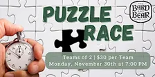 The Bard and Bear Puzzle Race