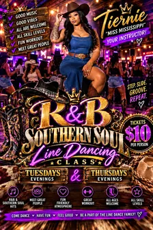 R&B Southern Soul Line Dancing Class