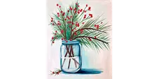 Holidays in a Glass - Paint and Sip in Norfolk | Classpop!™