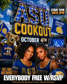 ASU COOKOUT OFFICIAL HOMECOMING KICK OFF