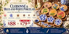 Cloisonné & Blue-and-White Porcelain Art Experience Workshop