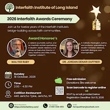 Interfaith Institute of Long Island 2026 Awards Ceremony