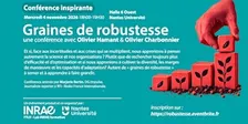 Conference inspirante avec Olivier Hamant & Olivier Charbonnier