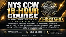 18-Hour NYS Concealed Carry Course (CCW) – NYC, Long Island & Westchester