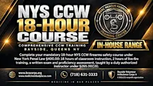 18-Hour NYS Concealed Carry Course (CCW) – NYC, Long Island & Westchester