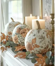 Decoupage Pumpkins