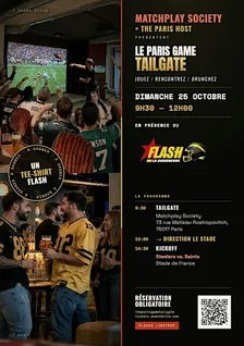 THE NFL PARIS GAME TAILGATE @Matchplay Society