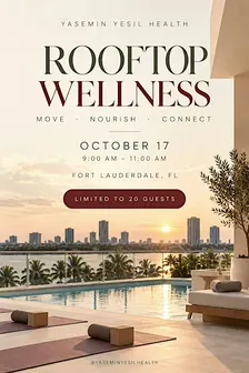 Rooftop Wellness Morning | Yoga, Nutrition & Healthy Cooking Class
