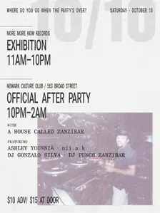 A HOUSE CALLED ZANZIBAR // AFTER PARTY