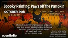 Spooky Painting: Paws of the Pumkpin