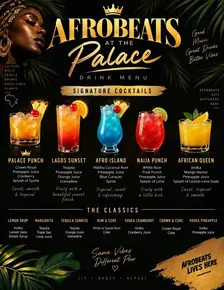 AFROBEATS /LADIES NIGHT AT THE PALACE