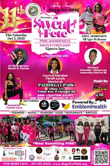 The 11th Annual Sweat Fete Pink Awareness Health & Fitness Event