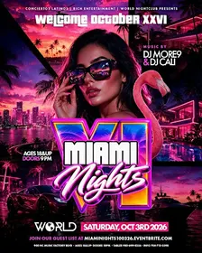 Miami Nights | 18+ | patio