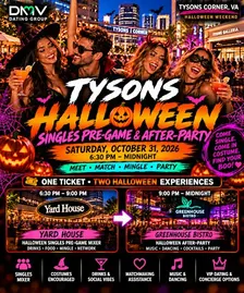 TYSONS CORNER HALLOWEEN SINGLES PARTY & AFTER-PARTY (SATURDAY)