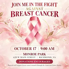 RVA REALTOR BAE & AMERICAN CANCER SOCIETY BREAST CANCER WALK!