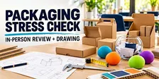 Packaging Stress Check: Free In Person Packaging Review + Needoh Drawings