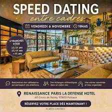 Speed dating entre cadres ✨Répartition par tranches d'âge