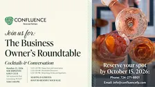 The Business Owner's Roundtable: Cocktails & Conversation