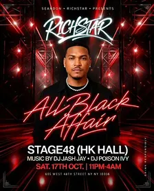 RICHSTAR ANNUAL ALL BLACK BIRTHDAY AFFAIR @STAGE48