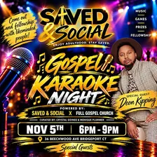 Saved & Social Gospel Karaoke Night