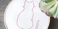 Atelier créatif : broderie main moderne
