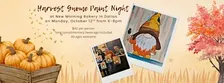 Harvest Gnome Paint Class at New Morning Bakery in Dallas