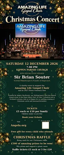 Amazing Life Gospel Choir Christmas Concert,  Kippen Parish Church