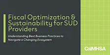 Fiscal Optimization & Sustainability for SUD Providers